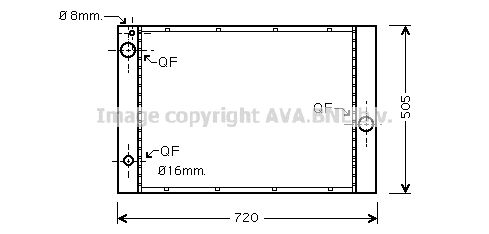 AVA QUALITY COOLING Radiators, Motora dzesēšanas sistēma BW2285